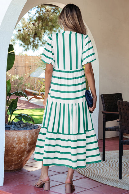 Threaded Pear Luna Half Sleeve Vacation Dress