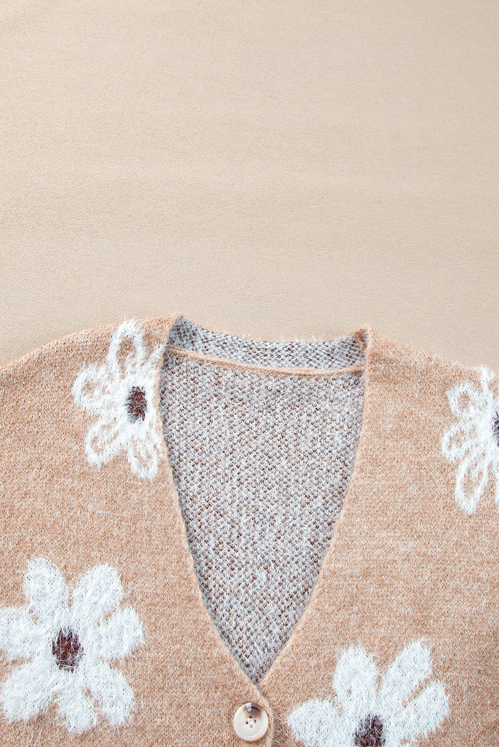 Threaded Pear Keily Print Knitted Up Cardigan