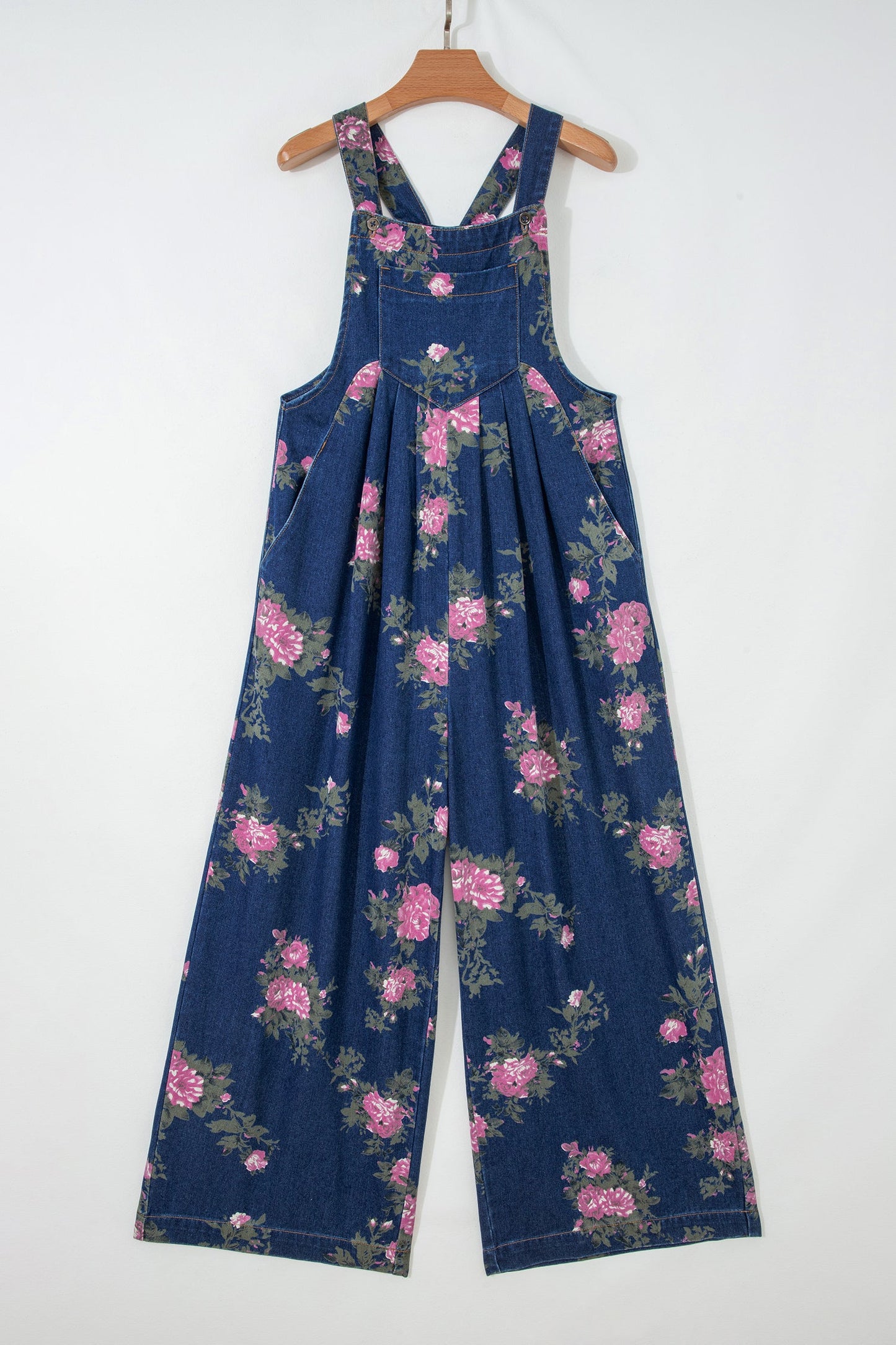 Threaded Pear Akira Waist Wide Leg Jumpsuit