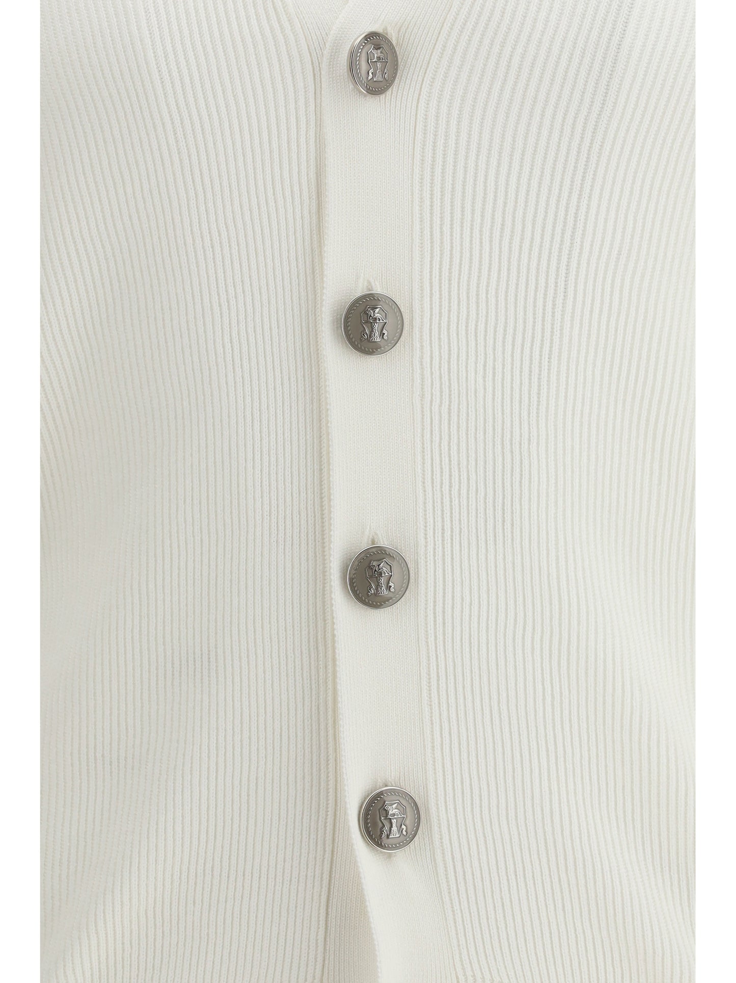Cardigan Ribbed Cotton