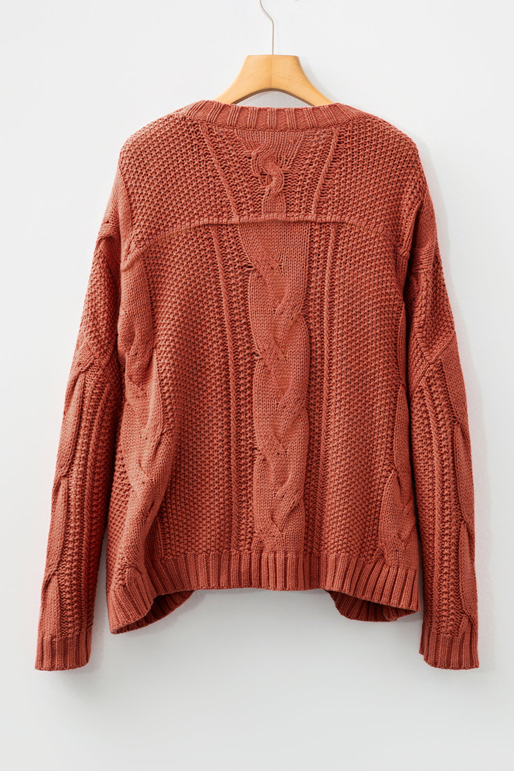 Threaded Pear Willaira Slouchy Textured Knit Sweater