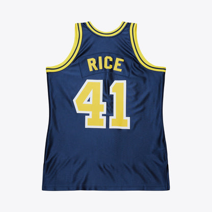 Mitchell & Ness Men's Ncaa Dark Jersey Michigan Wolverines 1989 Glen Rice