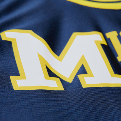 Mitchell & Ness Men's Ncaa Dark Jersey Michigan Wolverines 1989 Glen Rice