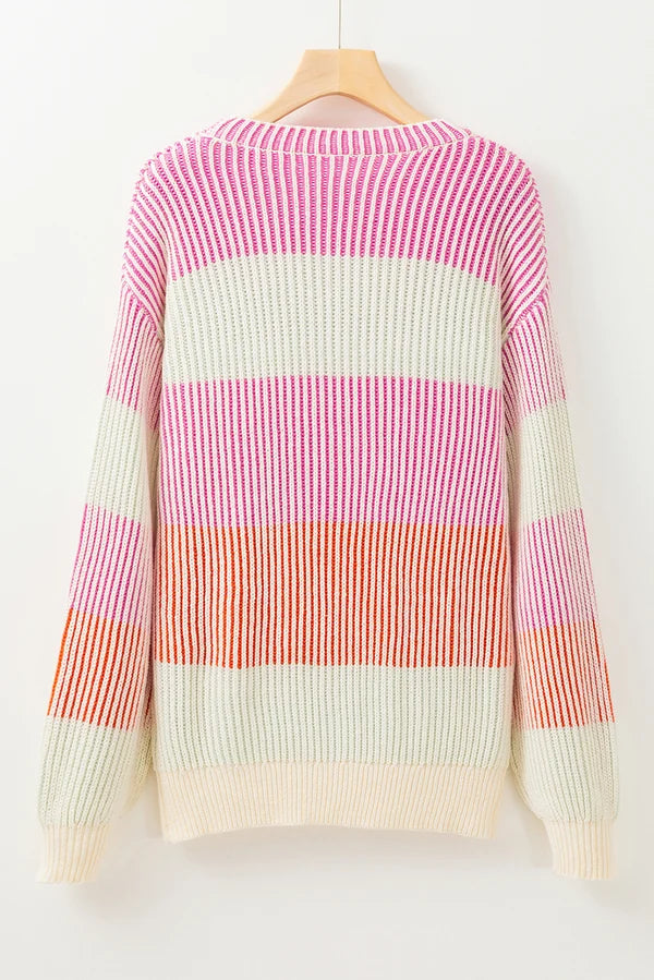 Threaded Pear Ella Knit Bubble Sleeve Sweater