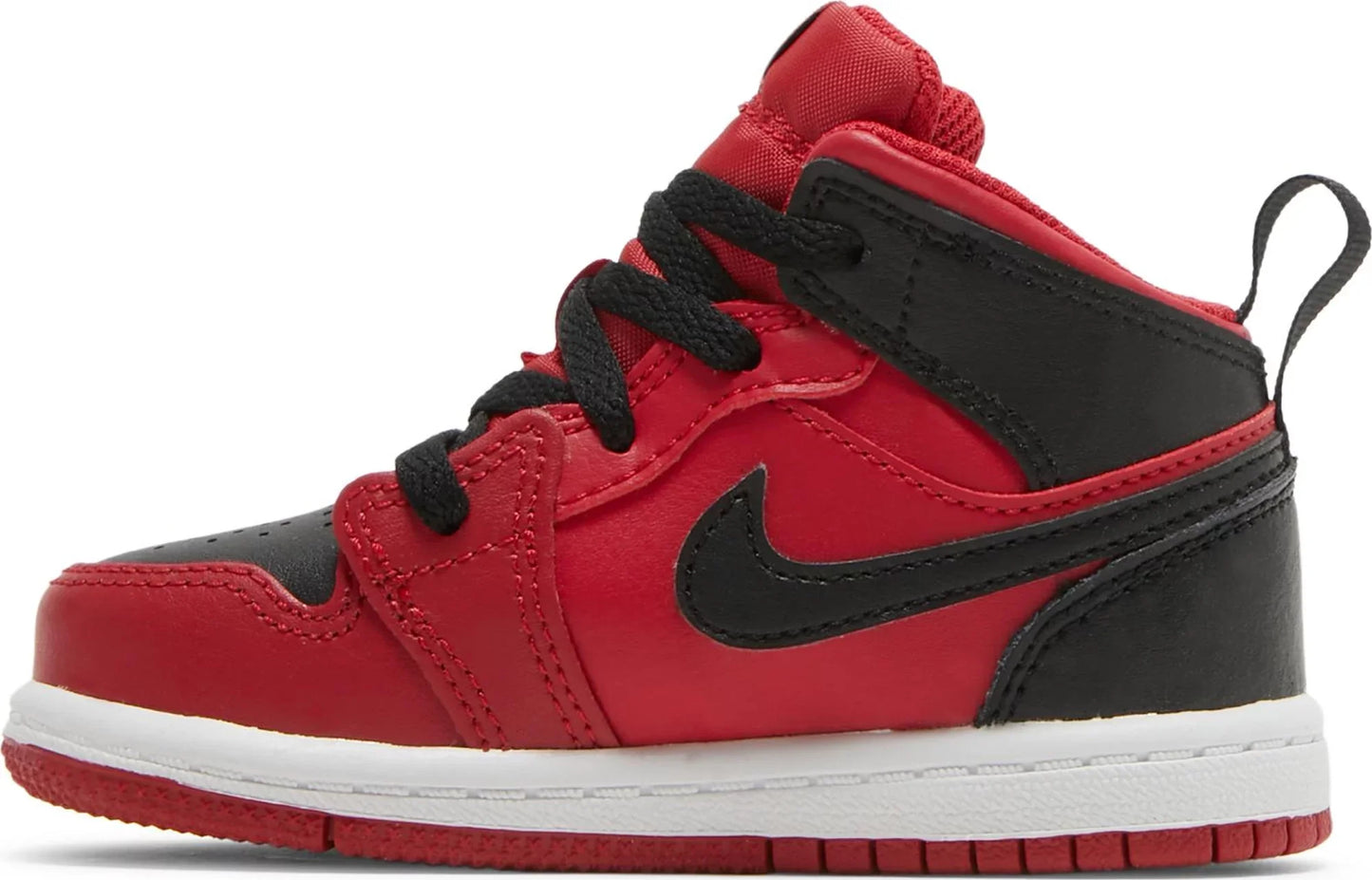 Air Jordan Toddlers Retro 1 Mid 'Reverse Bred' Td Sneakers