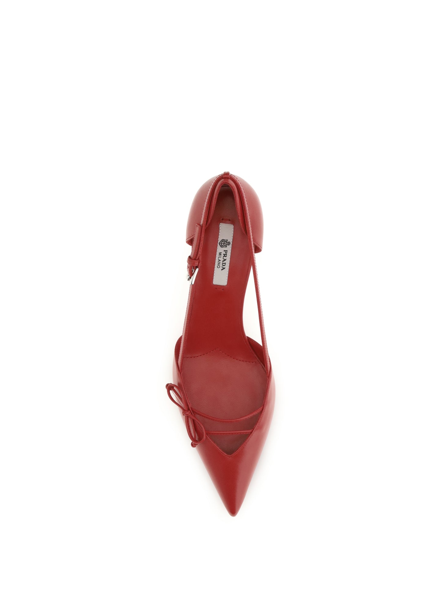 Leather Pumps Side-Cut Red