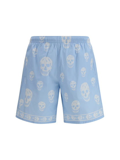 Swim Shorts Ice Blue/White