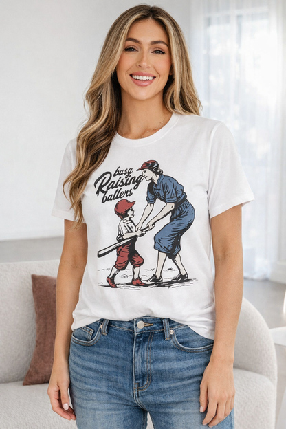 Threaded Pear Tilly Ballers Cool Mom Tee