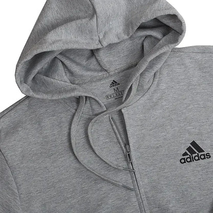 adidas Men's Essentials Doubleknit Cut 3-Stripes Full-Zip Hoodie