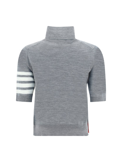 Turtleneck Sweater Virgin Wool Light Grey
