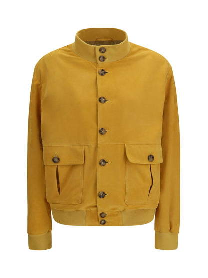 Jacket Valstarino Suede Yellow
