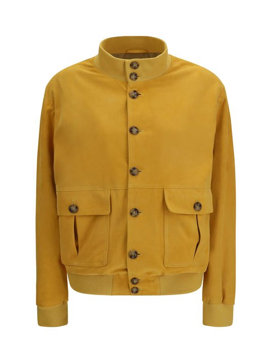 Jacket Valstarino Suede Yellow