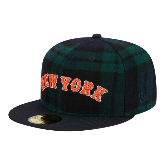 New Era New York Mets Plaid 59Fifty Fitted Hat Multi