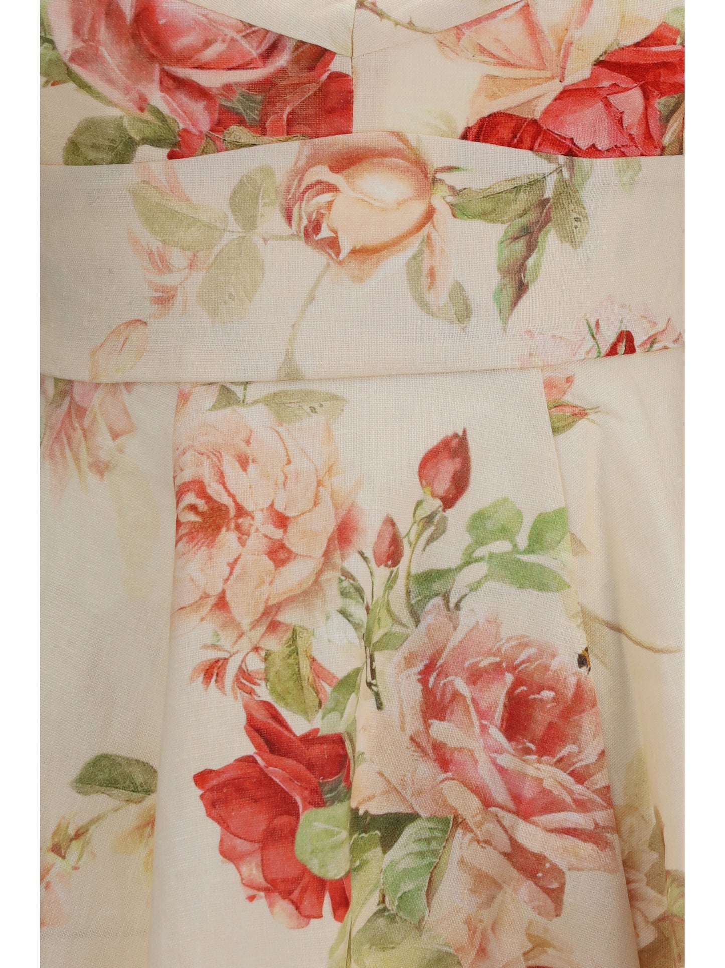 Dress Roselight Cream Rose Floral