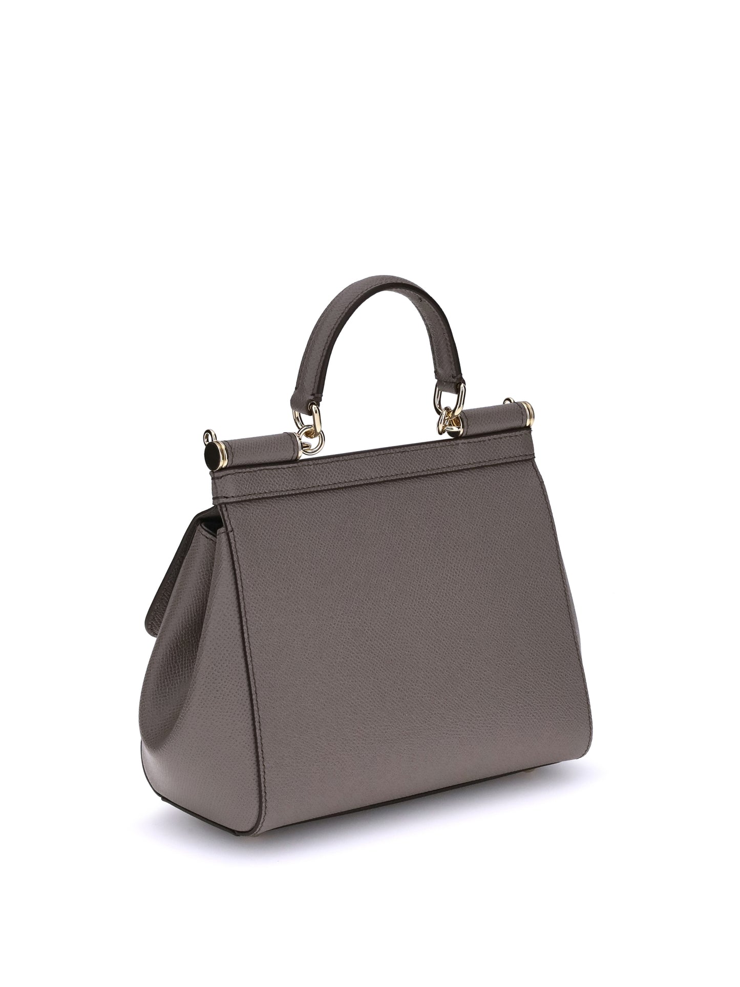 Leather Handbag Taupe
