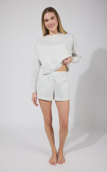 Softlite Pullover Sweatshirt and Short Set