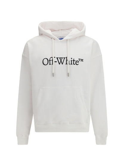 Hoodie Big Bookish Skate White/Black