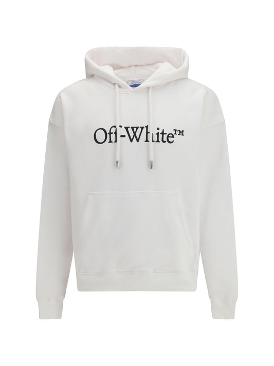 Hoodie Big Bookish Skate White/Black