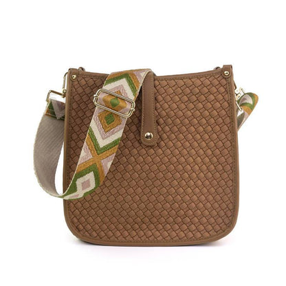 Threaded Pear Lea Woven Courier | Choose Your Strap
