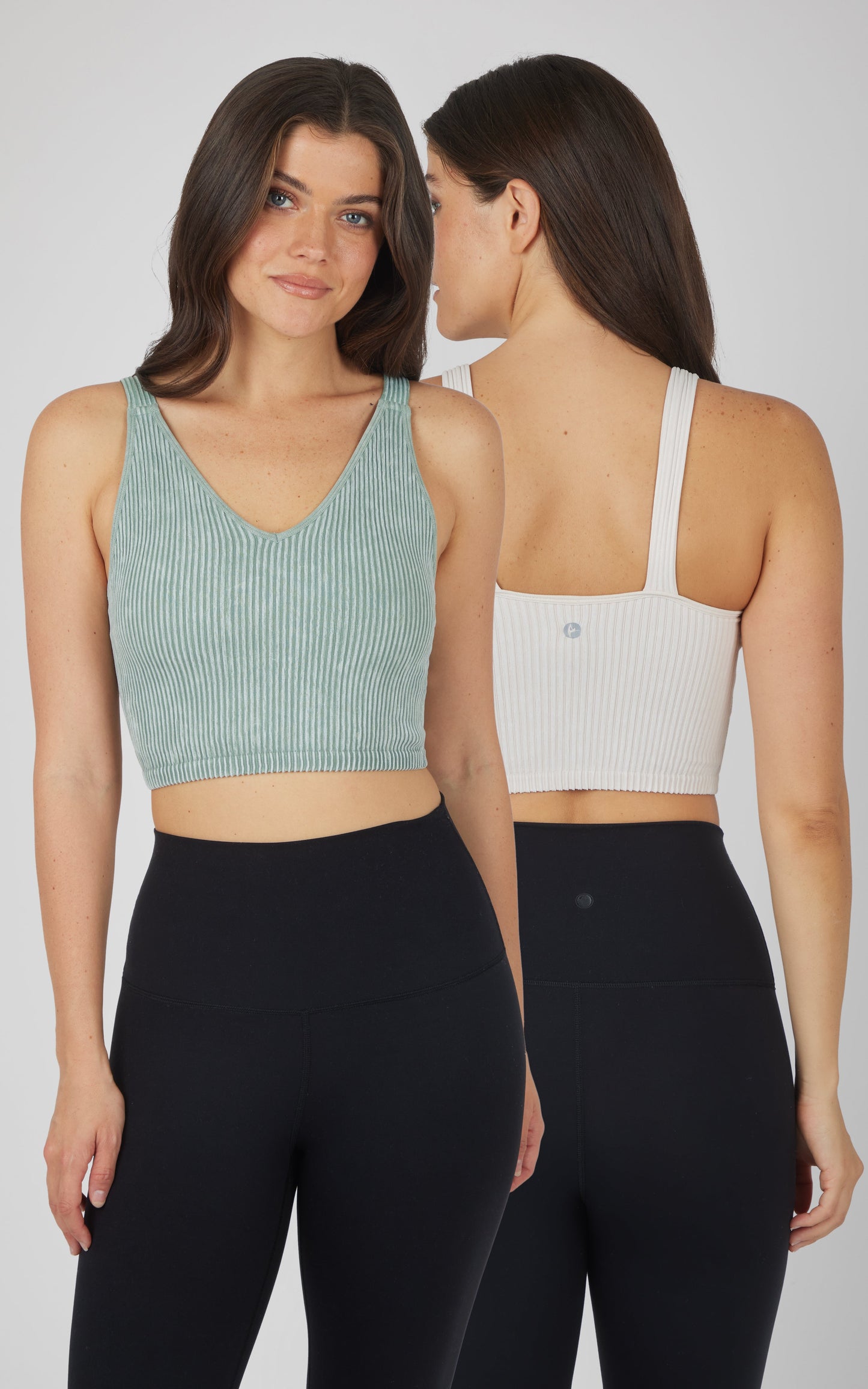 2 PK Stone Wash V-Neck Tank - Our Stone Story