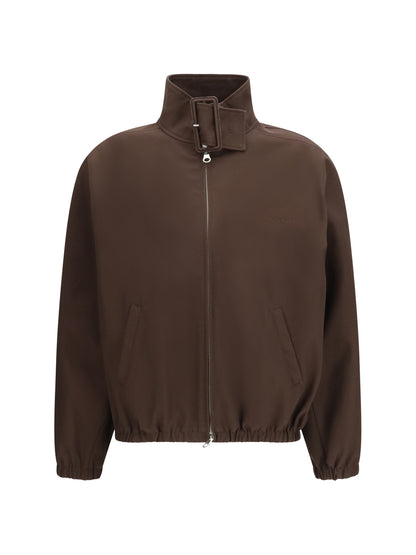 Bomber Jacket Zip-Up Chocolate