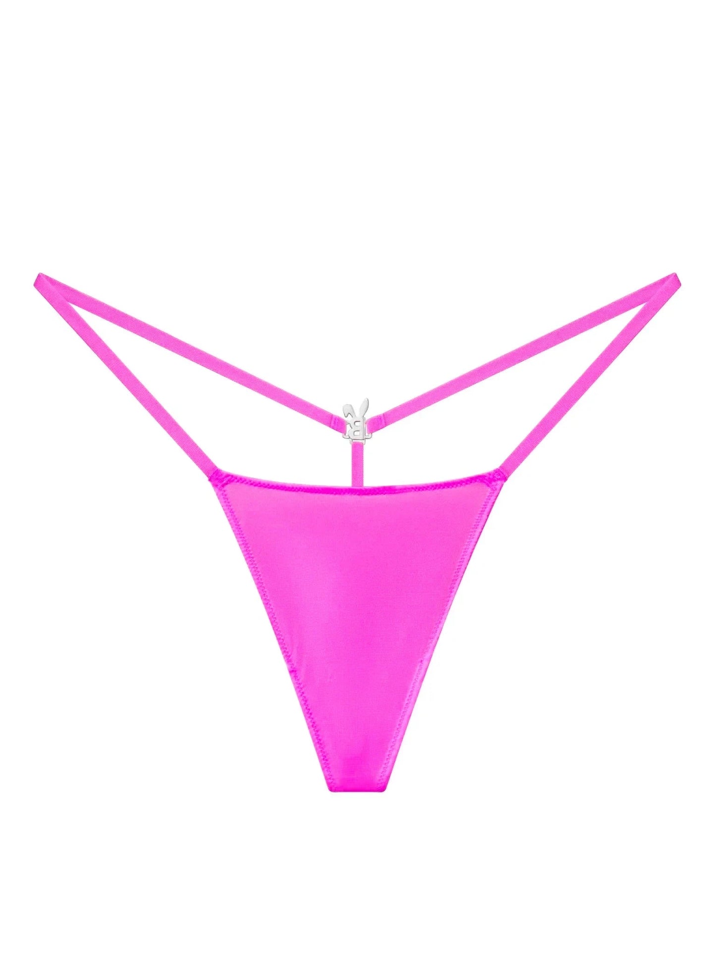Iced Out G-string in Hot Pink