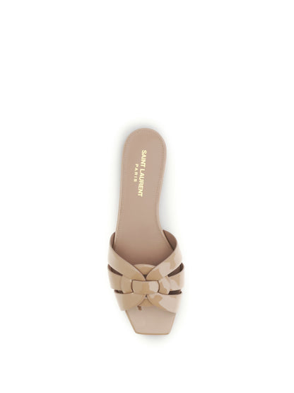 Sandals Tribute Patent Leather Nude