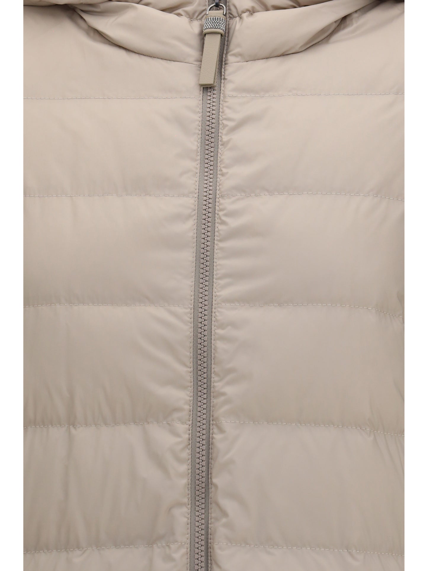 Puffer Jacket Monili Chain Dove Grey