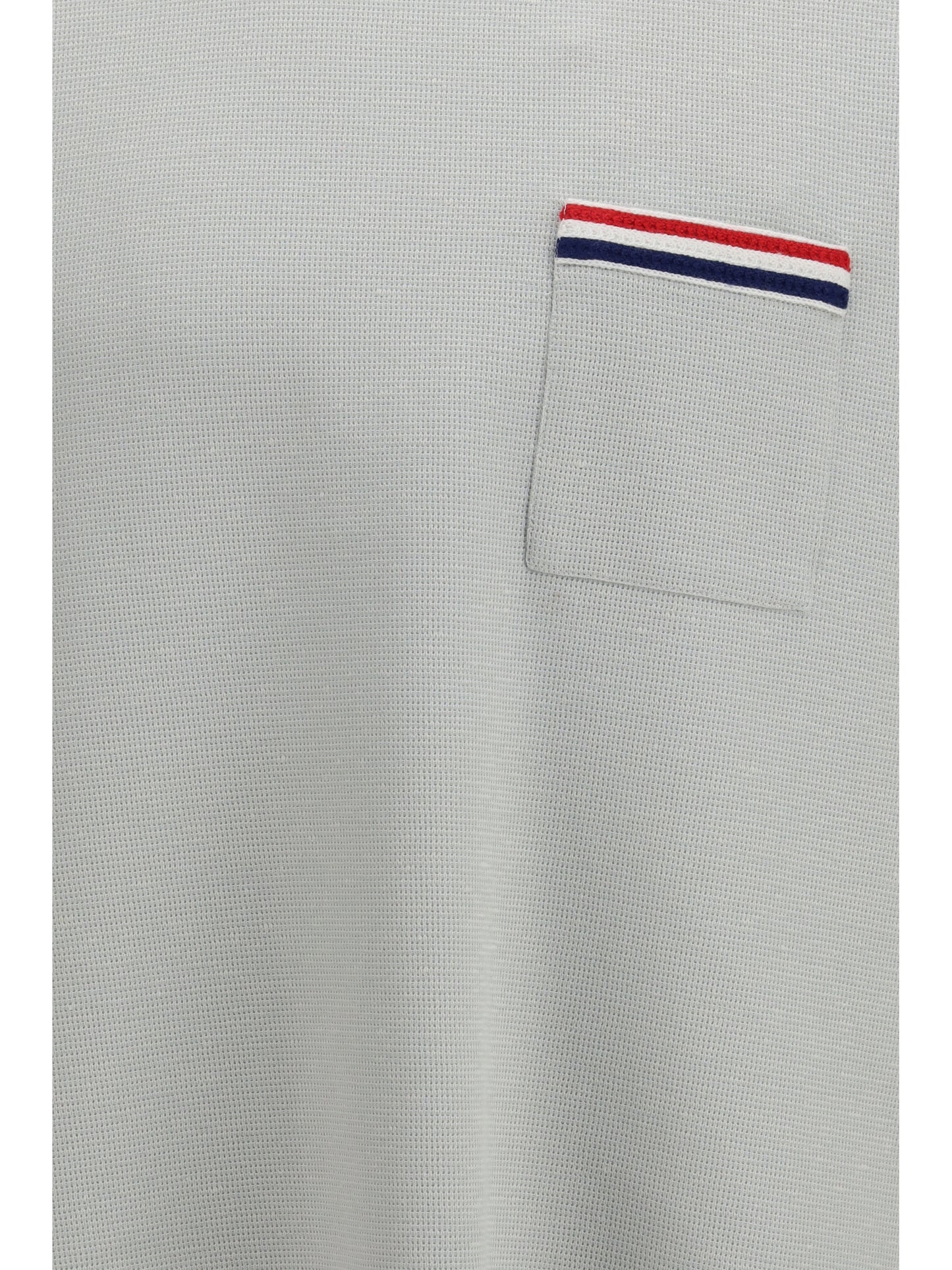 T-Shirt Short-Sleeve Pale Grey Cotton-Linen