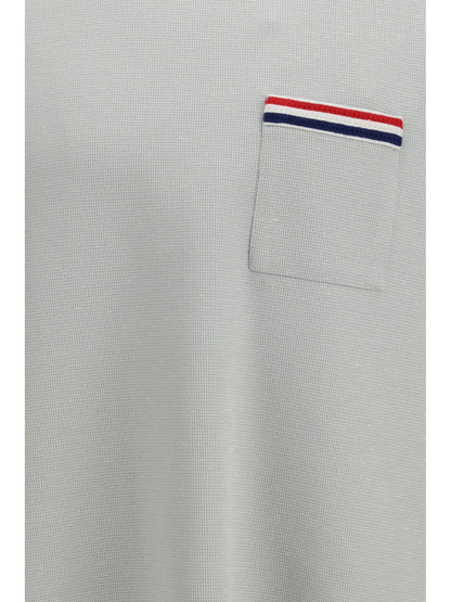 T-Shirt Short-Sleeve Pale Grey Cotton-Linen