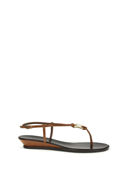 Sandals Amhelia Tan Leather