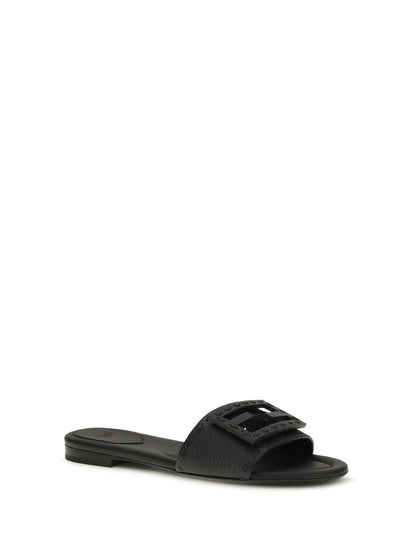 Sandals Baguette Calfskin Black
