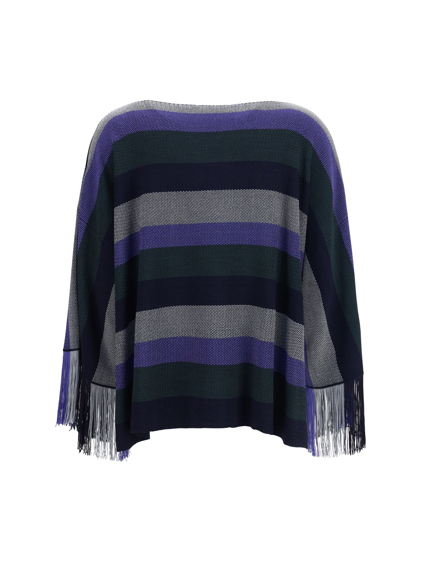 Sweater Asv Viscose Fringe Multicolour
