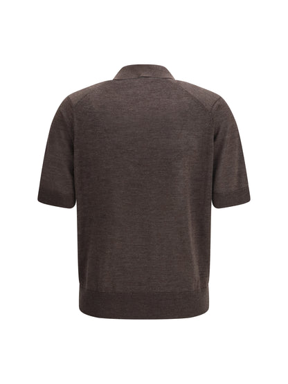 Polo Shirt Migo Brown Melange