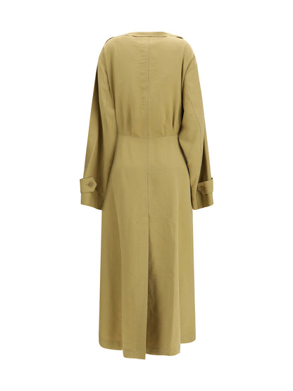Trench Coat Dress Camel