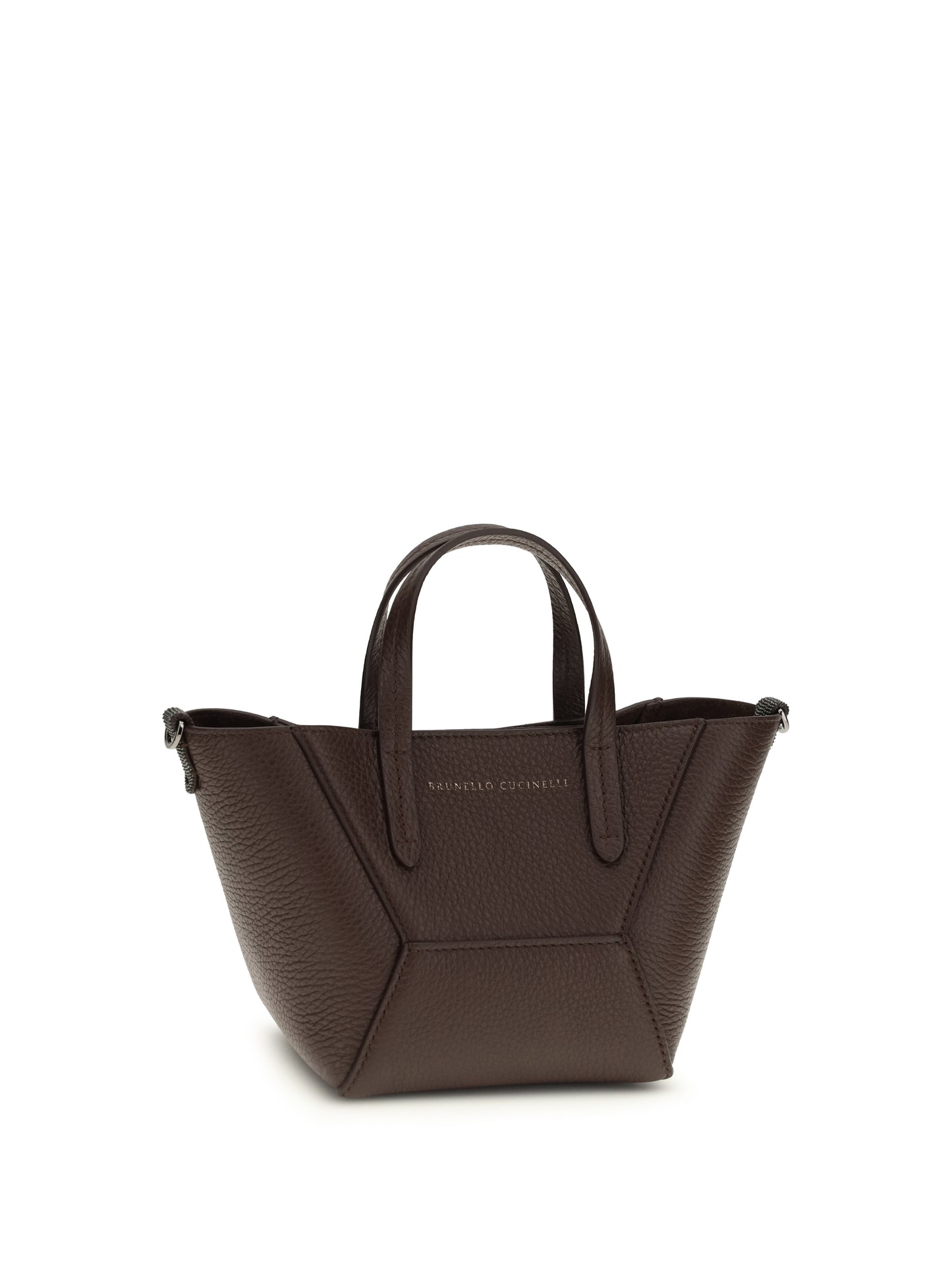 Leather Handbag Burgundy