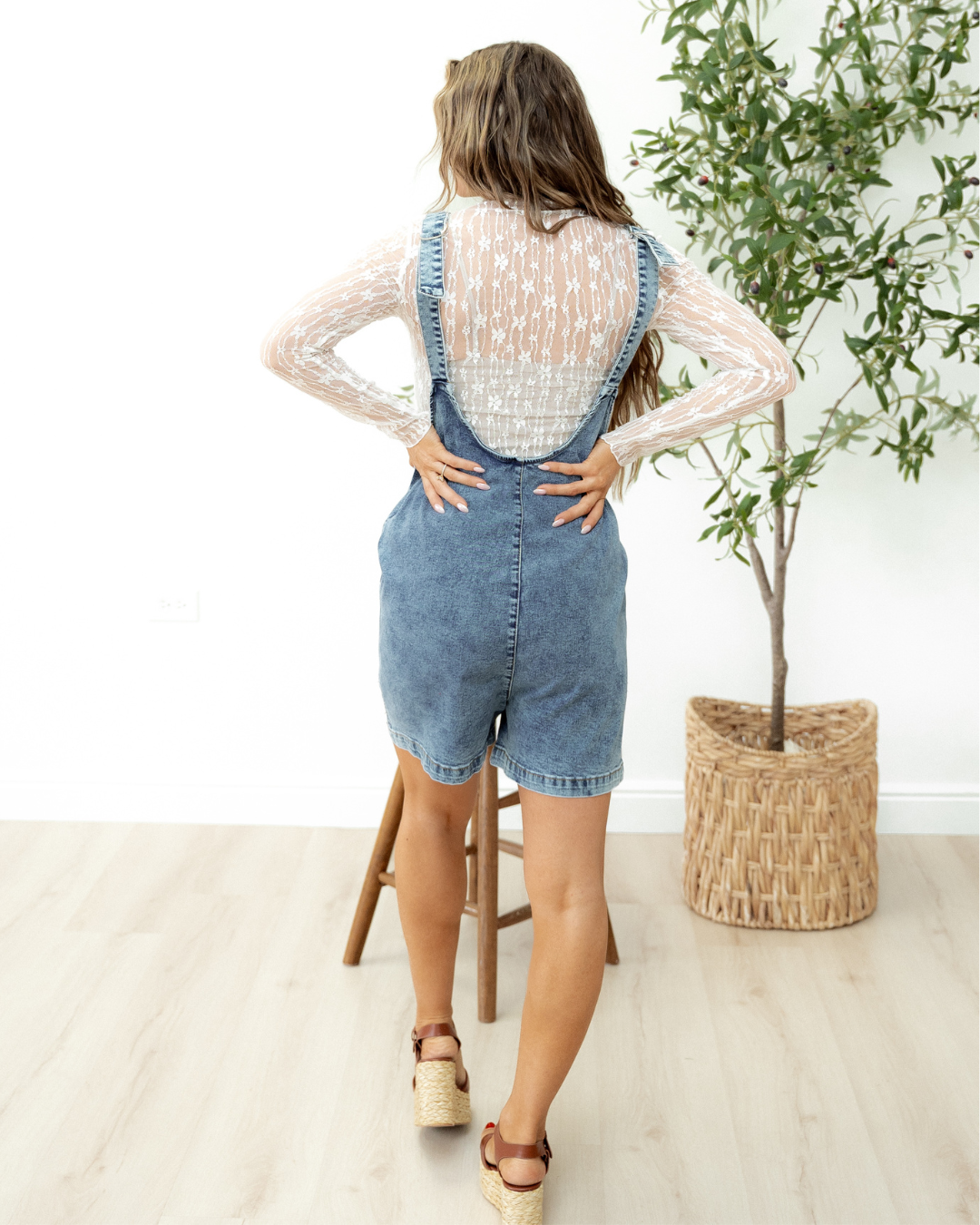 Jett Pocket Denim Romper