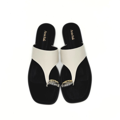 Cece Thong Sandals - White