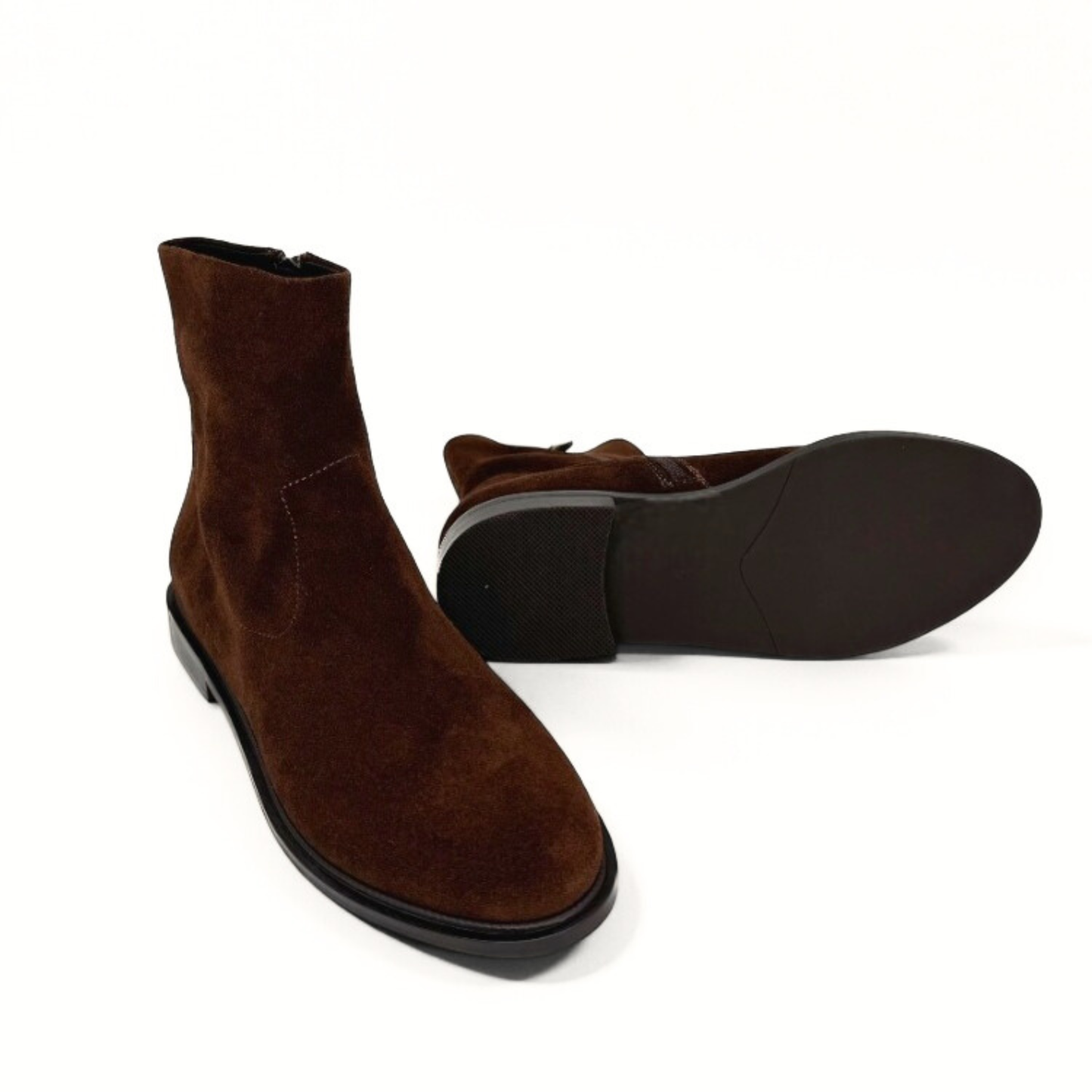 Flacco Suede Booties - Brown