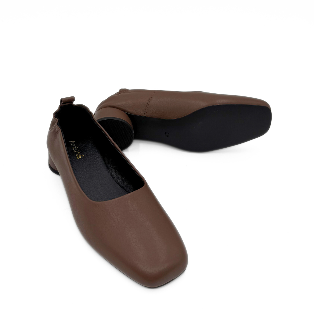 Planner Mini Block Heel - Brown