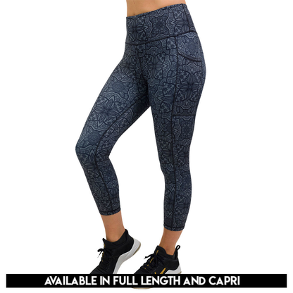 Constantly Varied Gear Zentangle Leggings