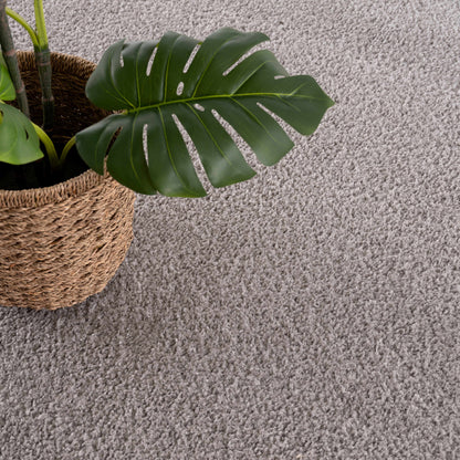 Judy Solid Gray Washable Shag Rug - Clearance