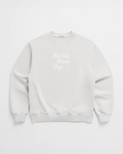 Hot Girls Rescue Dogs Crewneck