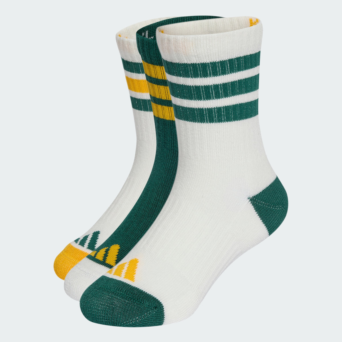 Off White / Collegiate Green / Off White-