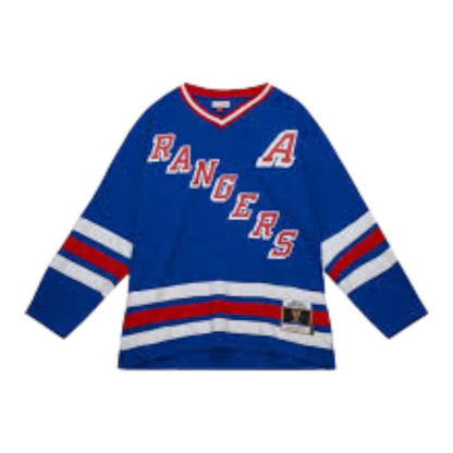 Mitchell & Ness Blue Line Brian Leetch New York Rangers 1993 Men Jersey Royal Blue