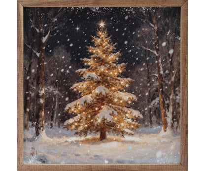 Kendrick Home Glowing Light Christmas Tree