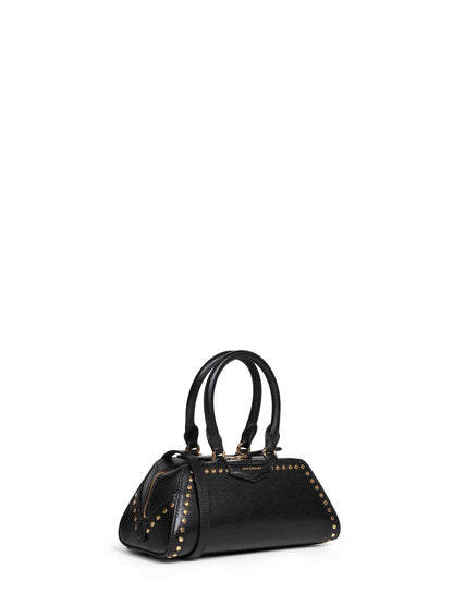 Mini Handbag Antigona East-West Black