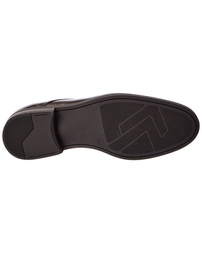 DARK BROWN LEATHER-