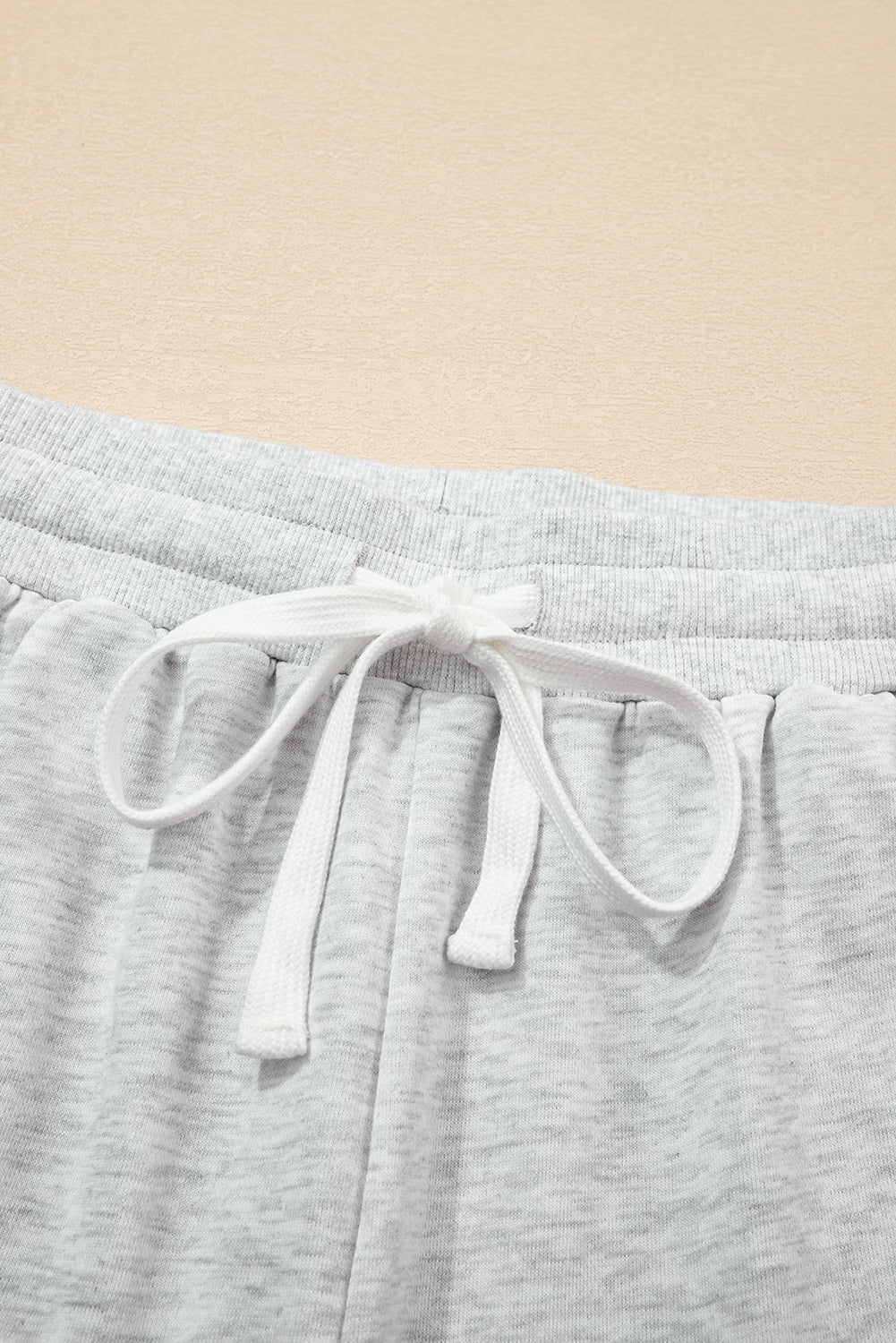 Threaded Pear Charlie Raw Hem Pullover and Casual Shorts Set