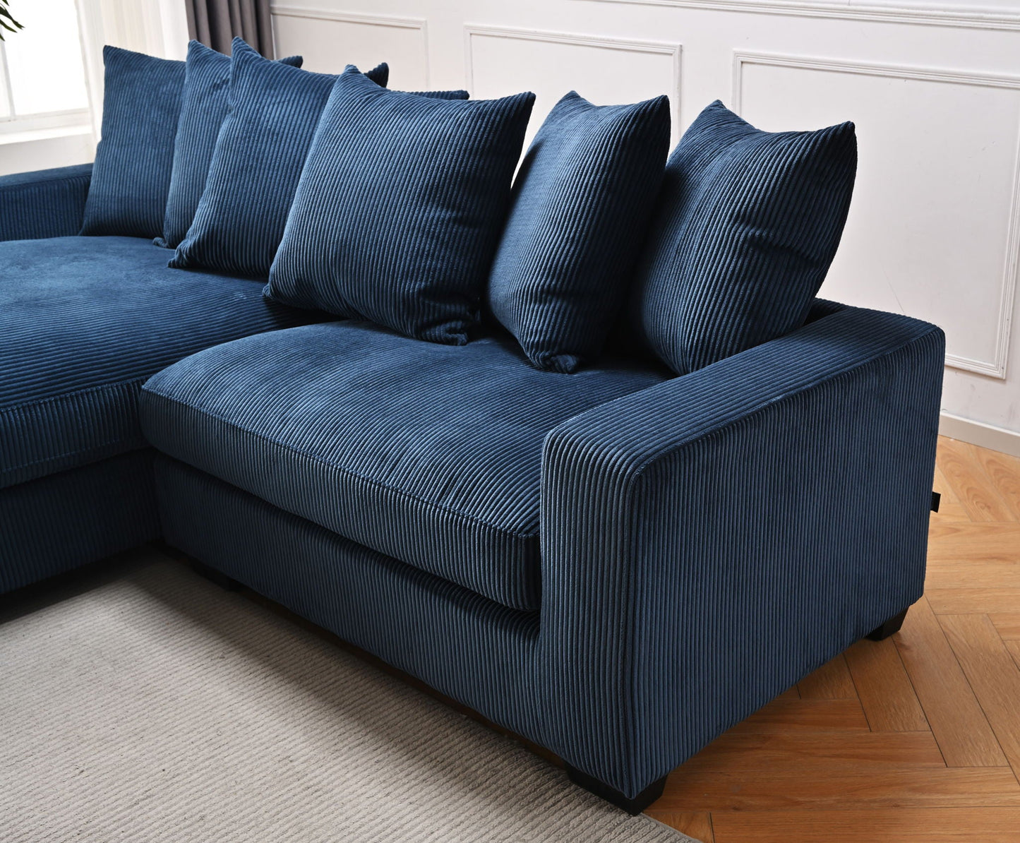 Luxe - Oversized 2 Piece Sectional Couches for Living Room, L Shaped Sofa With Chaise